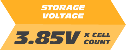 Storage Voltage: 3.85V