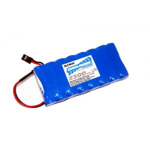 Nimh Battery Pack LSD AA 2300mah 9.6v Futaba TX Flat Premium Sport