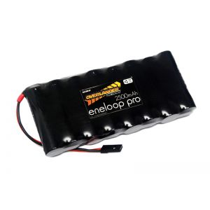 Eneloop Pro 2500mAh AA 9.6v Flat Transmitter Battery Pack