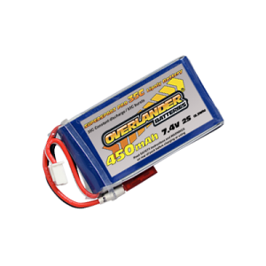 450mAh 2S 7.4v 30C LiPo Battery - Overlander Supersport