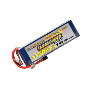 3350mAh 2S 7.4v 30C LiPo Battery - Overlander Supersport