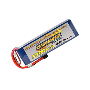3900mAh 3S 11.1v 30C LiPo Battery - Overlander Supersport