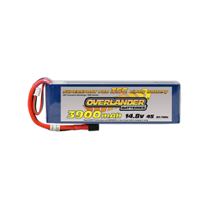 3900mAh 4S 14.8v 35C LiPo Battery - Overlander Supersport Pro