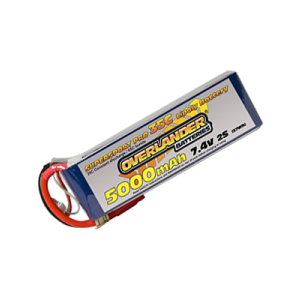 5000mAh 7.4V 2S 35C Supersport Pro LiPo Battery