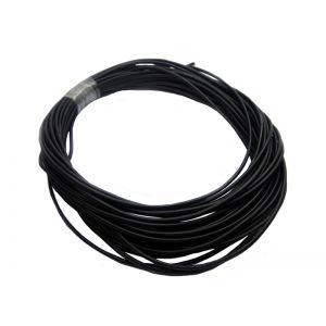 Soft Black Silicone Wire - 4mm/12AWG (1m)