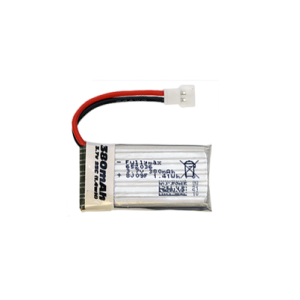 Compact 380mAh 3.7V Lithium Polymer Battery for High-Performance Drones and Helicopters