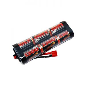 Rechargeable 3300mAh 7.2V RC battery for remote control drift cars, buggies and trucks. Available with Deans connectors. 