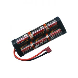 Rechargeable 5000mAh 7.2V RC battery for remote control drift cars, buggies and trucks. Available with Tamiya or Traxxas connectors. 