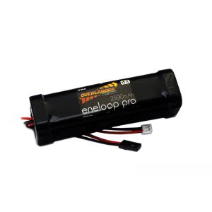 Eneloop Pro 2500mAh AA 9.6v Square Transmitter Battery Pack