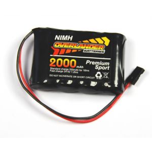 4/5 AF 2000mAh 4.8V Flat Premium Sport NiMH Battery