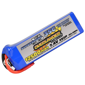 12500mAh 2S2P 7.4v 30C LiPo Battery - Overlander SupersportXL