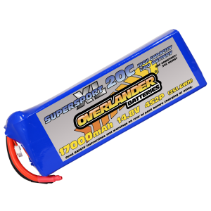 17000mAh 4S2P 14.8v 20C LiPo Battery - Overlander Supersport XL