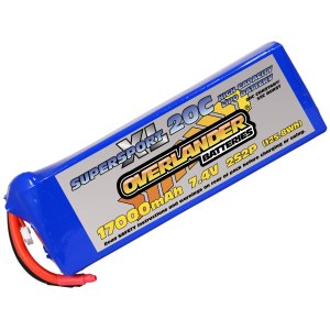 17000mAh 2S2P 7.4v 20C LiPo Battery - Overlander Supersport XL