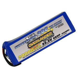 20000mAh 6S2P 22.2v 20C Lipo Battery - Overlander SupersportXL