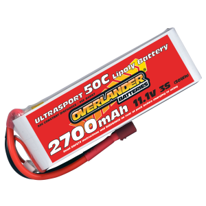2700mAh 3S 11.1v 50C LiPo Battery - Overlander Ultrasport