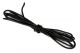 Soft Black Silicone Wire - 0.6mm/22AWG (1m)