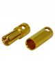 6mm Gold Connectors (5 Pairs)
