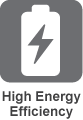 High Energy Efficiency