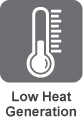 Lage warmteontwikkeling