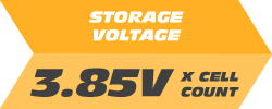 Storage Voltage: 3.85V RC batteries - LiPo batteries for RC cars