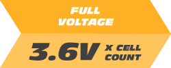 Full Voltage: 3.6V